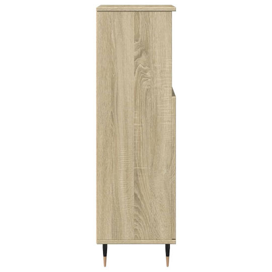 vidaXL Badezimmersäule Wandhängeschrank H30xB30xH100cm Sonoma