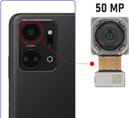 Relife Camera Modul Honor X7a 50mp Main Sensor Black