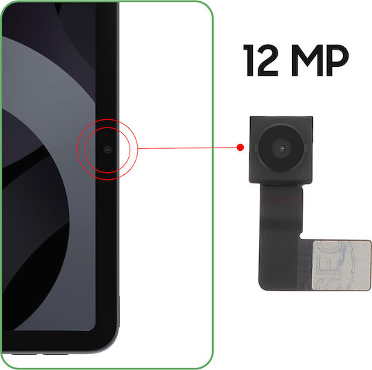 Cameră Frontală Relife Apple iPad Air 5 2022 12mp Senzor Selfie Negru