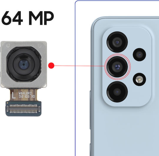 Relife Camera Modul Galaxy A53 5g 64mp Main Sensor Black