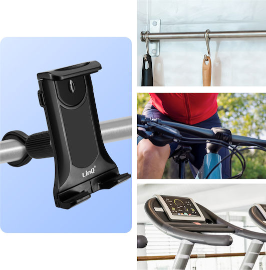 Suport Linq 360° pentru Smartphone Tabletă Bicicletă Trotinetă Tetieră Negru