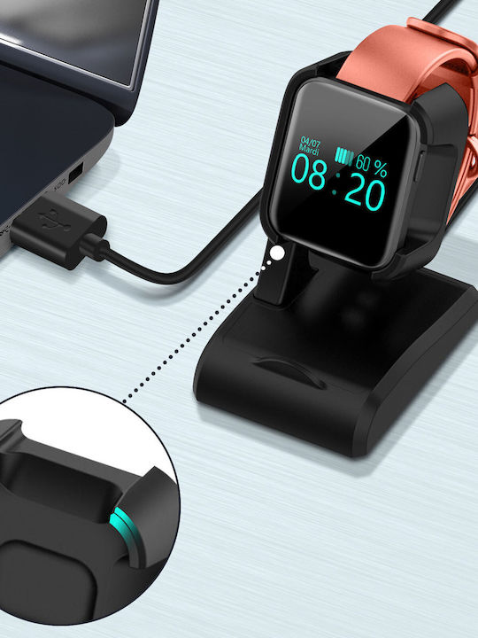 Charging Station Xiaomi Redmi Watch Mi Watch Lite Usb Plug 90cm Black