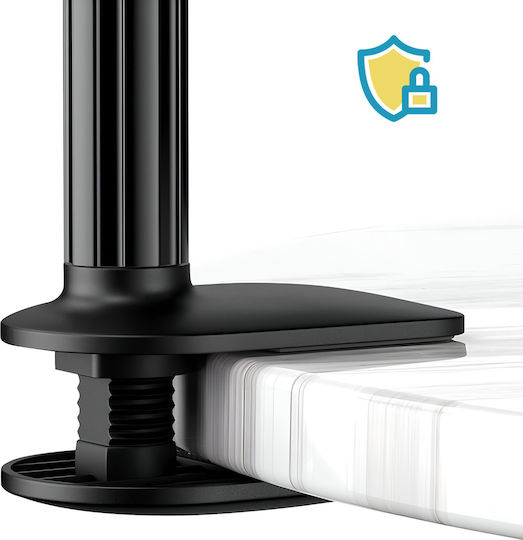 Avizar Desk Mount 360° Rotating Flexible Arm Black