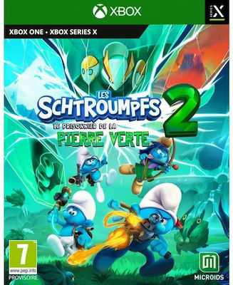 The Smurfs 2 : The Prisoner of the Green Stone Xbox Series X Game (French Cover)