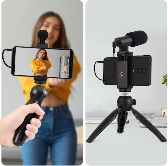 Stream Vlog Pack Ihr Smartphone Stabiler Stativ Mikrofon Puluz