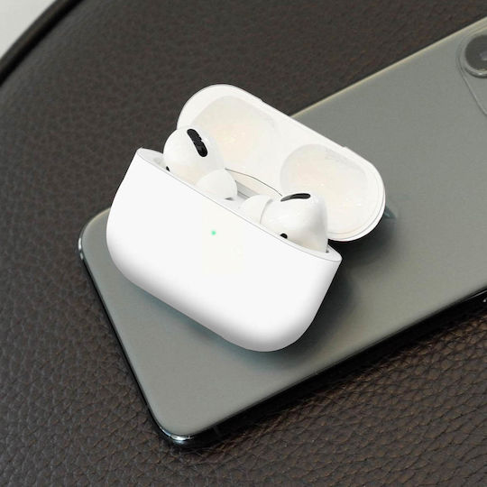 Airpods Pro Silicone Case Soft-touch Matt Effect Qi Wireless Charging White