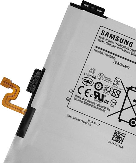 Internal Battery Galaxy Tab S4 Capacity 7300mah Perfectly Compatible