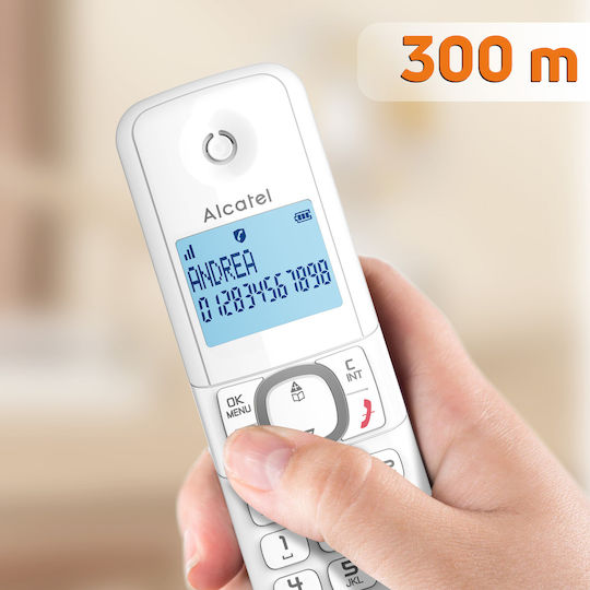 2 Dect Phones Call Blocking Vip F860 Feature Duo Alcatel Grey