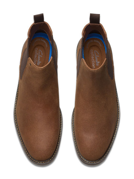 Jaxen Easy Suede Καφέ Ανδρικά Μποτάκια