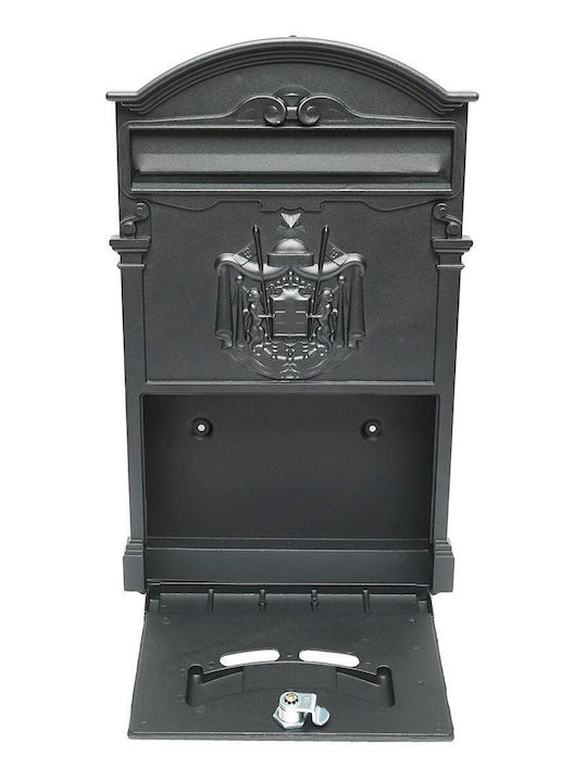 Breckner Cutie Poștală pentru Exterior Metalic în Culoarea Gri 26x9x41cm