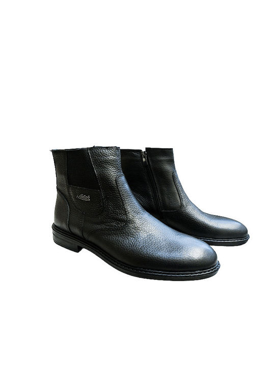 Gale Men's Leather Boots Black