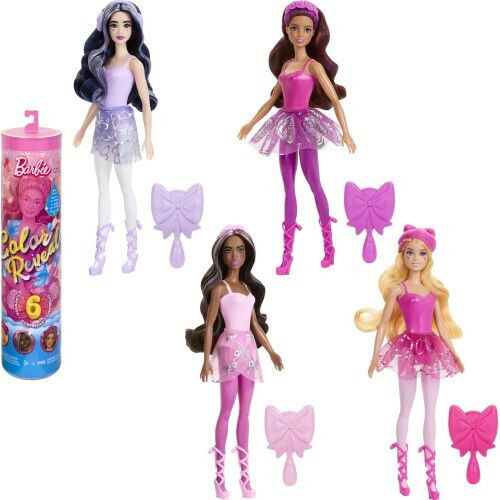 Barbie Doll Color Reveal for 3++ Years 30cm (Various Designs/Assortments of Designs) 1pc