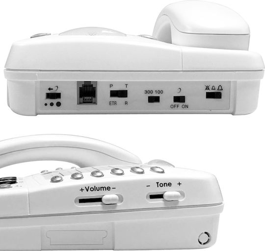 Geemarc CL1100 Ενσύρματο Τηλέφωνο Γραφείου Λευκό CL1100_WH_I