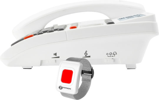 Geemarc CL610 Жично Телефон За Офиса За Възрастни Бял CL610_WH_VDE