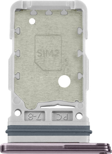 Replacement SIM/SD Card Tray Samsung Galaxy S23 Ultra Lavender