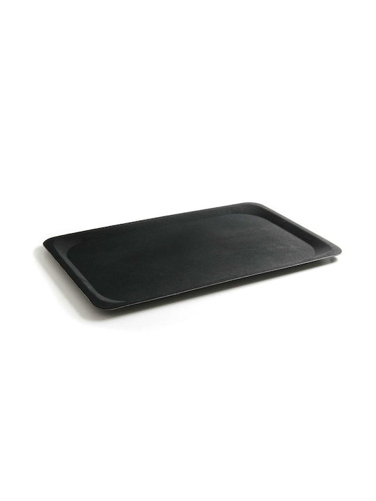 Hendi Rechteckig Serviertablett Rutschfest in Schwarz Farbe 20x28cm 1Stück