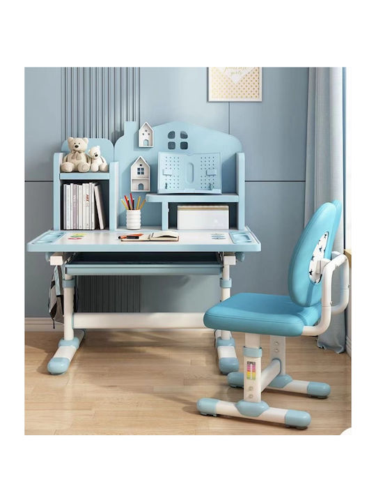 Kids Desk Blue 80x60x109cm Kids Desk Blue 80x60x109cm