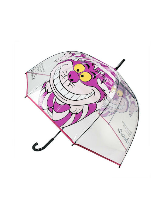 Disney Kinder Regenschirm Gebogener Handgriff Rosa mit Durchmesser 60cm.