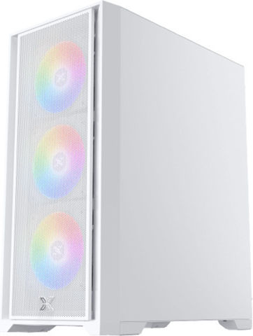 Xigmatek Геймърско X II Midi Tower Компютърна Кутия с ARGB Осветление Arctic