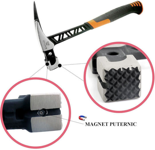 Industrial Monolithic Carpenter Hammer Magnetic Nail Holder 600g Richmann Exclusive