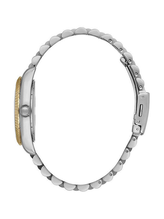 Beverly Hills Polo Club Diamonds Uhr mit Gold Metallarmband