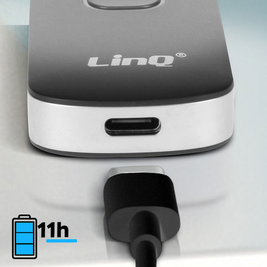 Linq Bluetooth Car Audio Receiver Hands-free Kit Black