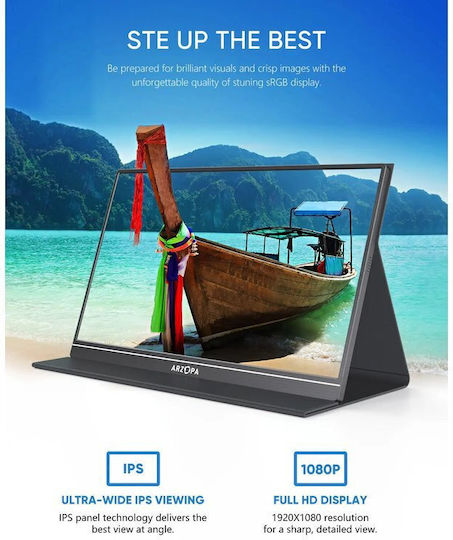 Arzopa S1 TABLE IPS HDR Φορητό Monitor 15.6" FHD 1920x1080