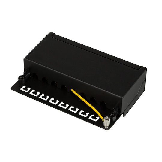 LogiLink Patch Panel Shielded cat6 Μαύρο