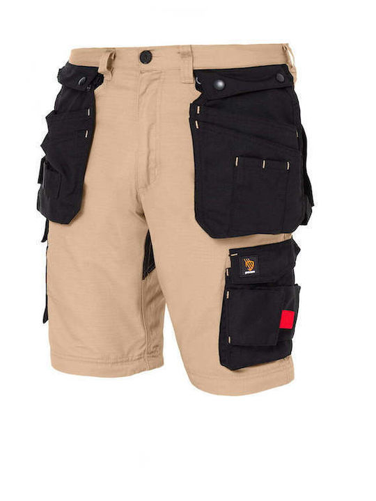 Procera Reflectorizant Pantaloni de Lucru cu Pantaloni Detasabili Kaki