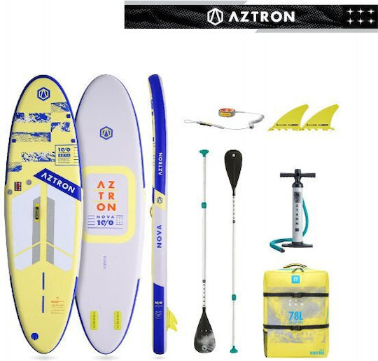 Aztron Nova 10'0'' Твърда Дъска SUP с Дължина 3.05m Жълта