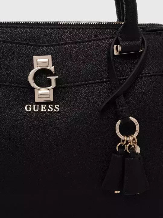 Guess Jorah Luxury Satchel Τσάντα Γυναικεία Black Gu0achwbg93310600000