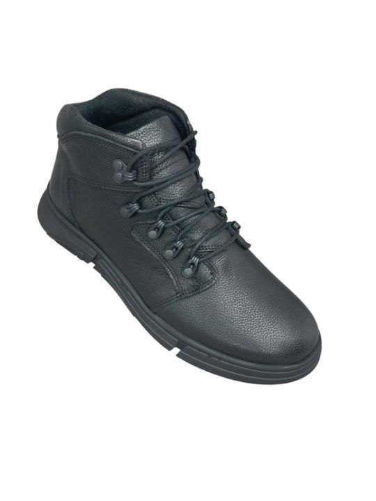 Smart Steps Men's Leather Boots Black