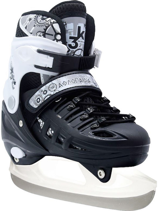 Αθλοπαιδιά Inline / Quad Αυξομειούμενα Rollers Μαύρα 3 σε 1 Παιδικά