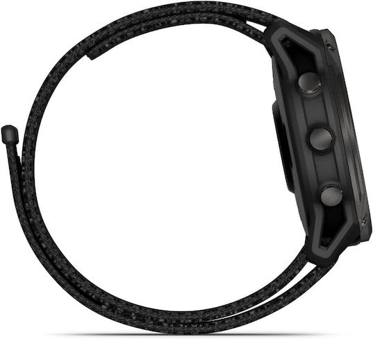 Garmin Enduro 3 Titanium 51mm Αδιάβροχο Smartwatch με Παλμογράφο (Μαύρο)
