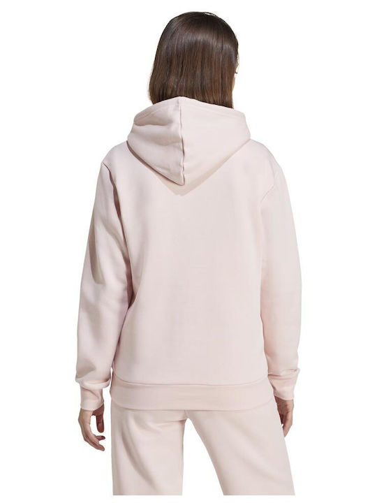 Adidas Women's Hooded Fleece Cardigan Pink