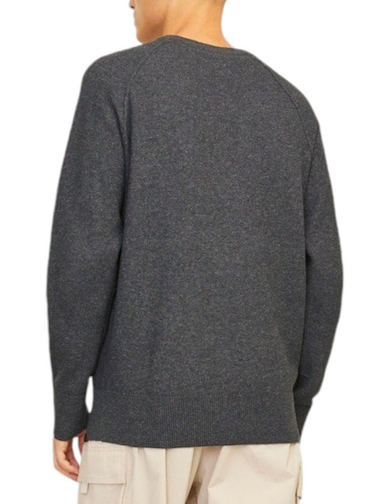 Jack & Jones Crew Neck Men's Long Sleeve Sweater Gray