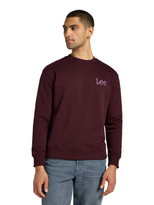 Lee Men's Sweatshirt Burgundy