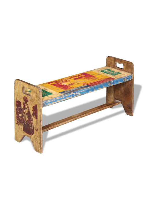 Bank Außenbereich Holz 100x30x50cm