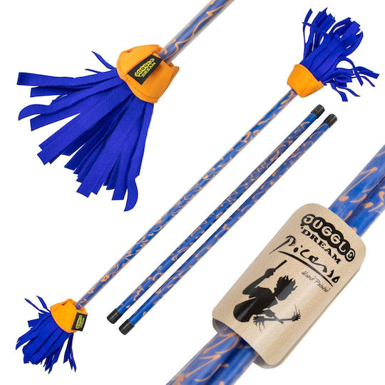 Juggle Dream Spielzeug Outdoor Juggling Sticks Picasso Flower Orange / Blau