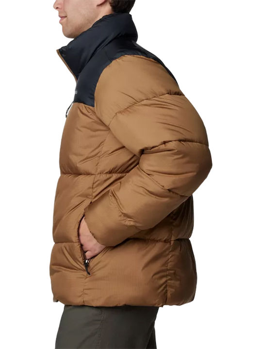 Puffect Iii Jacket Winter Jacke Braun