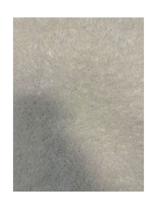 Rug Rectangular Shaggy Cream