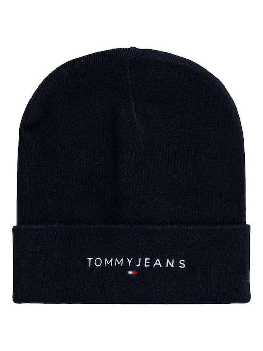 Tommy Hilfiger Beanie Unisex Beanie Gestrickt in Schwarz Farbe