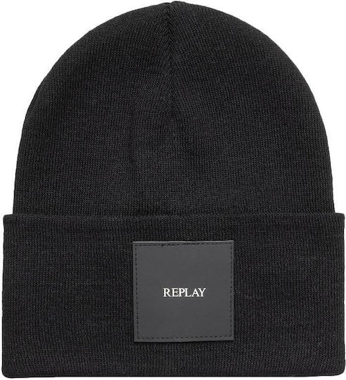 Beanie Ανδρικός Σκούφος Πλεκτός σε Μαύρο χρώμα