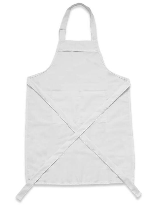 Koupakoupa Abcd Waterproof Apron White 40x22cm