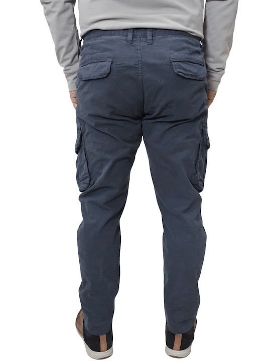 Dsplay Men's Trousers Cargo in Slim Fit Gray