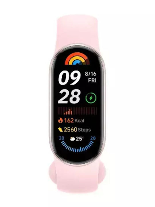 Xiaomi Smart Band 9 Αδιάβροχο με Παλμογράφο Mystic Rose