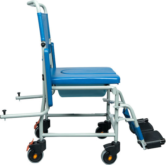 Mobiak Αναπηρικό Αμαξίδιο Μπάνιου Απλού Τύπου 43cm 0805410 Γκρι