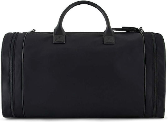 Emporio Armani Σακ Βουαγιάζ Μαύρο από Δερματίνη