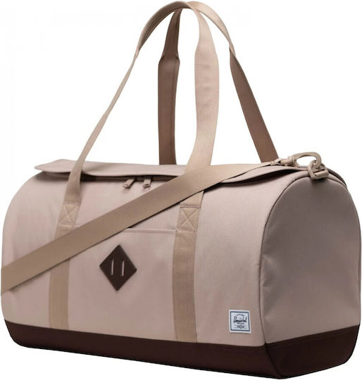 Herschel Heritage Duffle Σακ Βουαγιάζ Μπεζ Υφασμάτινο