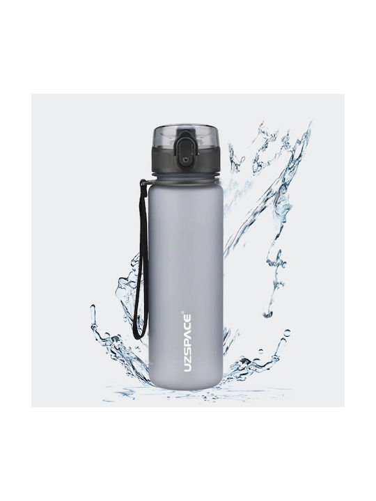 Uzspace Tritan Bpa Free Water Bottle Plastic 500ml Gray